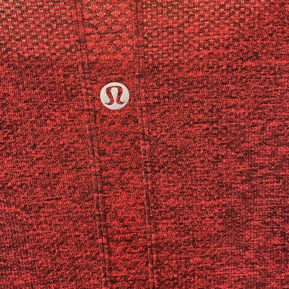 Lululemon/Swiftly long sleeve/8/red&black/EUC - Picture 6 of 7